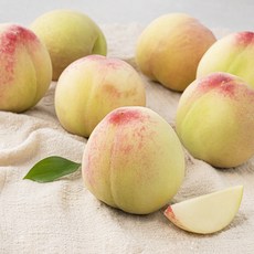 가족 의성 부드러운 미니 백도 복숭아 6~8입, 1팩, 1.2kg