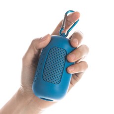 Quardi 瑜伽運動毛巾 30 x 90 厘米 + 小袋套組, 1套, 藍色