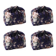 The Flow 方便好用布質野餐便當袋 011, 4個