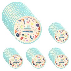 PARTYHAE 生日派對盤 圖案 18cm, 5套