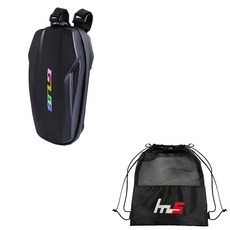 GUB Naya Style 自行車包 + 專屬小袋套組 CYYP-56PU, 黑色（包）, 1套