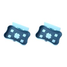 花朵蝴蝶香皂架, 藍色, 2個