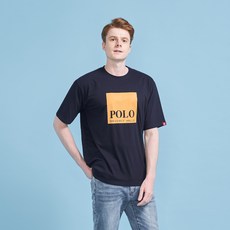 비버리힐스폴로클럽 남성용 통기성 스퀘어 스포츠 라운드 반팔티셔츠 CPS9T13