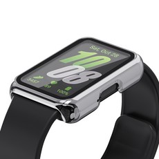 칸탐 갤럭시 핏3 호환 풀커버 케이스, 유광실버, 1개