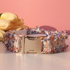 레드퍼피 반려동물 샤인 목줄, 멀티블루, 1개