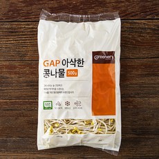 맑은물에 그리너리 GAP 인증 아삭한 콩나물, 500g, 1개