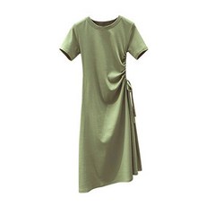 리홍 반팔 셔링 원피스 빅사이즈 포함