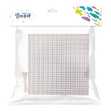 Samaqua 多用途白色網格板 6入 + 束帶套組, 1套