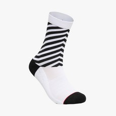 라인 패턴 사이클 양말, WHT