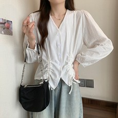 POPLARNC 女款 Mega Cross 大尺碼抽繩襯衫 P26SPST112118