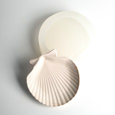 貝殼盤手工矽膠模具, 單一顏色