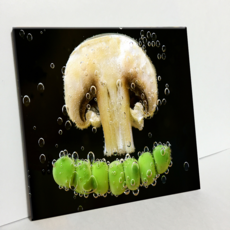 HTP 磁磚 C2573 蘑菇與豌豆