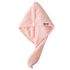 행쇼 헤어타올 두툼형 150g, 핑크, 1개