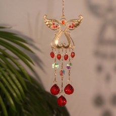 Paradaiso PDS居家裝飾 璀璨天使水晶室內裝飾 捕光器 紅色, 混合色