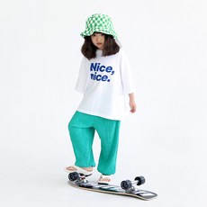 梅爾西博庫 兒童涼感透氣摩洛哥褶皺褲 D2081