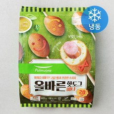 풀무원 올바른 핫도그 미니 (냉동), 30g, 20개입, 1개
