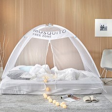 디오 프리미엄 1문 모던 원터치 모기장 F-2 + 구멍패치 랜덤발송 + 보관가방 랜덤발송 세트, 혼합색상