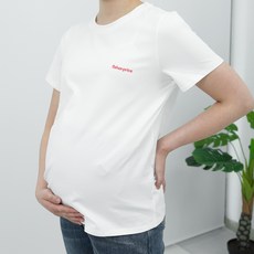 피셔프라이스 임산부 라운드 반팔 티셔츠