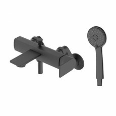 FONTANA 浴缸水龍頭+蓮蓬頭組 TF-B5110.B 黑色, 1套