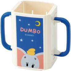 Skater Dumbo Puchi Friends 可折疊飲料盒架, 藍色 + 米白色, 1個