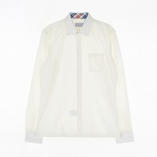 校服Mol男童款簡約單口袋校服襯衫