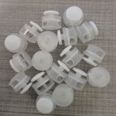 Misoroun 透明繩長調節扣環, 50個, 白色