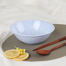 쿡차 레트로 분식그릇 떡볶이 팝 국물그릇 2호, BLUE, 10개