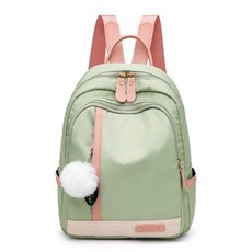 JH Company 雙色柔軟布後背包, 綠色