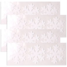 PARTYHAE 造型果凍貼紙 14cm 3入, 白色, 4個