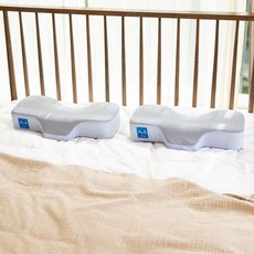 한아름 누보레 경추베개, 스카이그레이, 2개