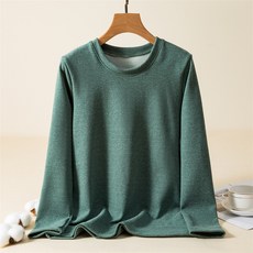 스타 라운드 벨벳 데일리 임부 긴팔 티셔츠