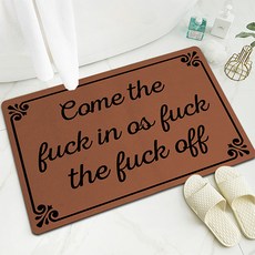 字母設計玄關浴室廚房門墊, 09