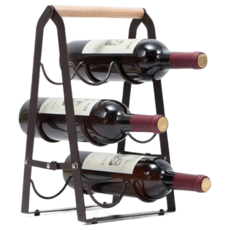 Pickdeal 高級紅酒架, 黑色, 1個