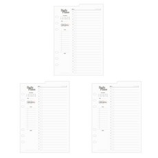 PLEPIC A5 6 孔雙面索引墊日常計劃 3p, 30張