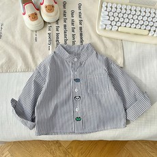Bebeniz 童款簡約立領長袖襯衫