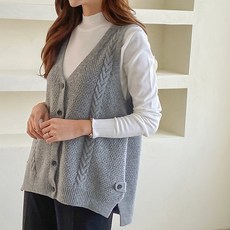 봉봉스토리 겨울기록 조끼 임부복