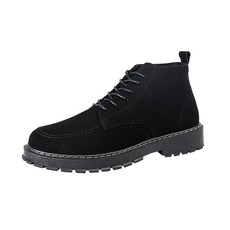 男性麂皮踝靴
