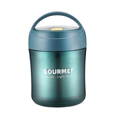 진공 스테인레스 보온 죽통 RD_168, 블루, 500ml, 1개