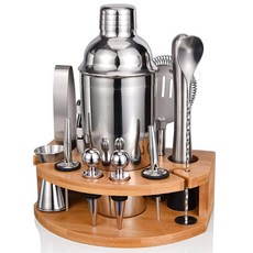 BELLE design 多合一雞尾酒搖酒器居家調酒師用品套裝 750毫升 S235, B組, 1組
