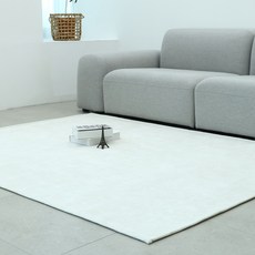 메르시데코 솔리드 방수 워셔블 셔닐 러그