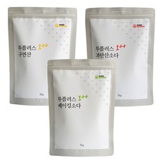 蘇打學校二加家用洗潔精小蘇打+檸檬酸+小蘇打套裝, 1套