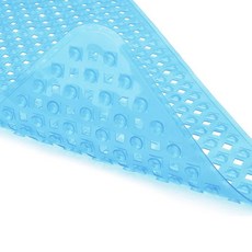 Sonio 吸盤式日常防滑浴缸墊 70 x 40 cm, 1個, 02透明藍