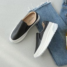 벨레페 여성용 레스토 더블쿠션 키높이 슬립온 5cm