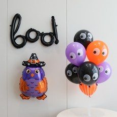 P&B UNITY 萬聖節BOO氣球組, 1套, 09貓頭鷹女巫