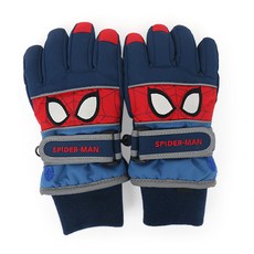 漫威 兒童用 蜘蛛人 Zoom-in 滑雪分指手套 50034