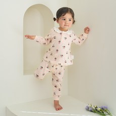 Cordi-i 女童用 Gardeniel 緹花內衣上下套組