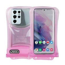 DiCAPac 手機防水袋 WP-C2, 粉紅色, 1個