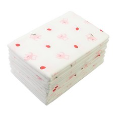 Baby Bear 草莓兔布尿布 10p, 混色, 1組