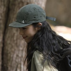 재이팍 여성용 숏캡 부드러운 챙 야외 모자, 군녹색