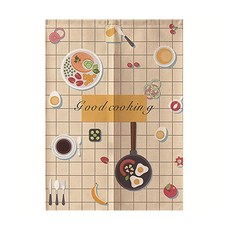 키친푸드 도어커튼